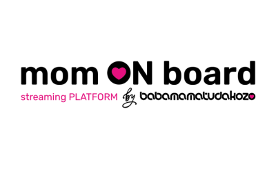 mom ON board – streaming PLATFORM by babamamatudakozo logo
